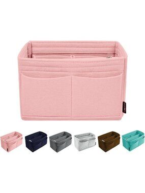 Purse Organizer Insert - Felt Tote Bag Divider with 5 Sizes for Handbag